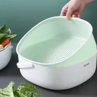 E2025 - Canasta/Escurridor de Verduras&Frutas con Manija Línea Ecoco