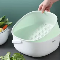 E2026 - Canasta/Escurridor de Verduras&Frutas con Manija Grande Línea Ecoco