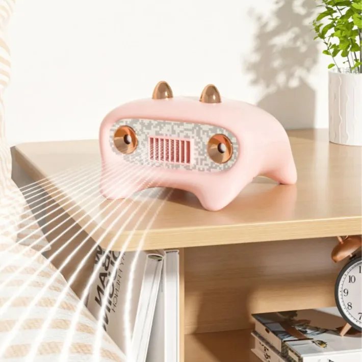 Mini Ventilador Monster Cute Portátil con Rociador de Agua Re