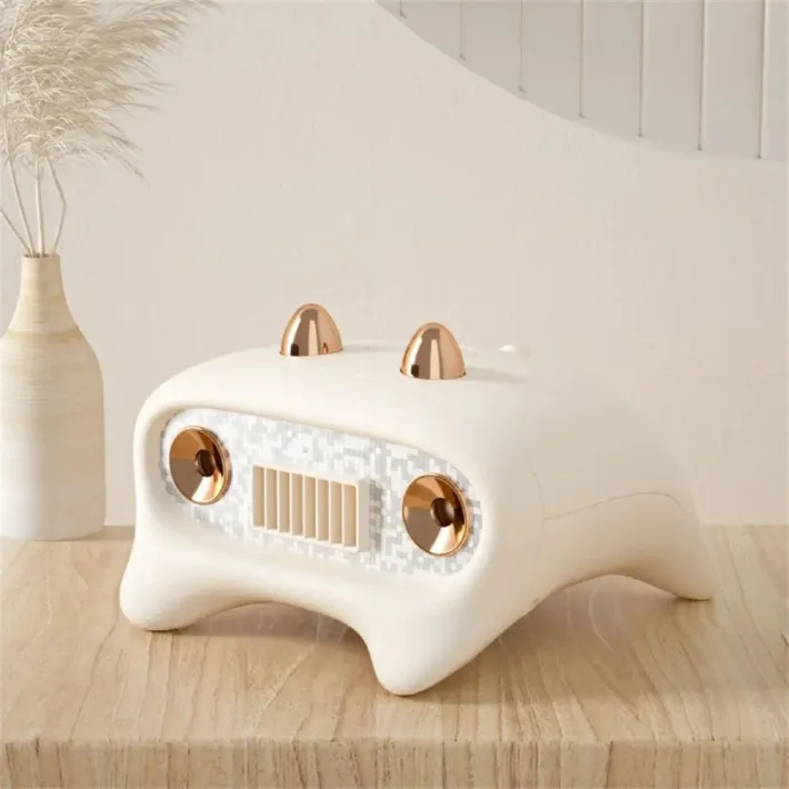 Mini Ventilador Monster Cute Portátil con Rociador de Agua Re