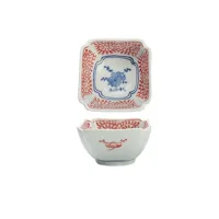 FD-16N09 - Mini Cuenco de Cerámica Cuadrado Diseño Cerezo