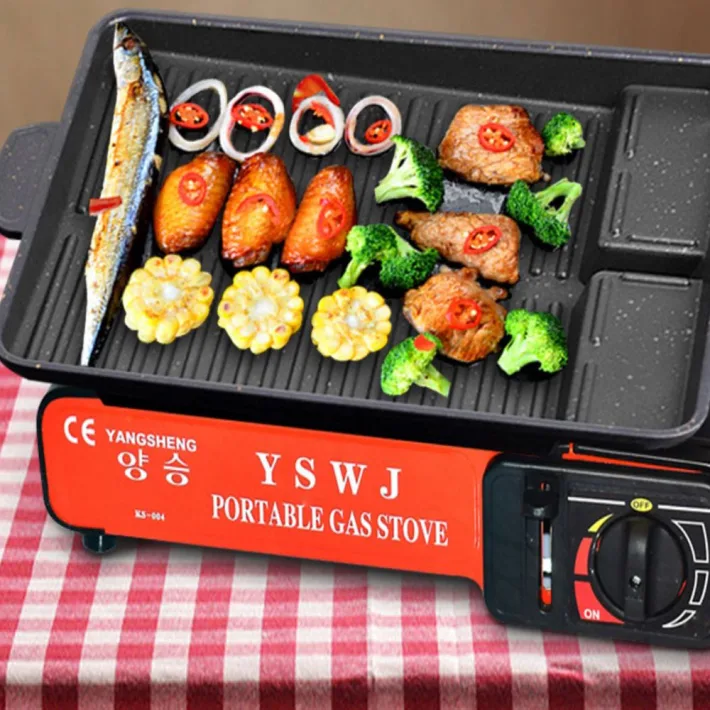 GP-22 - Plancha Estilo Coreano Rectangular - Apto Horno/Hornalla