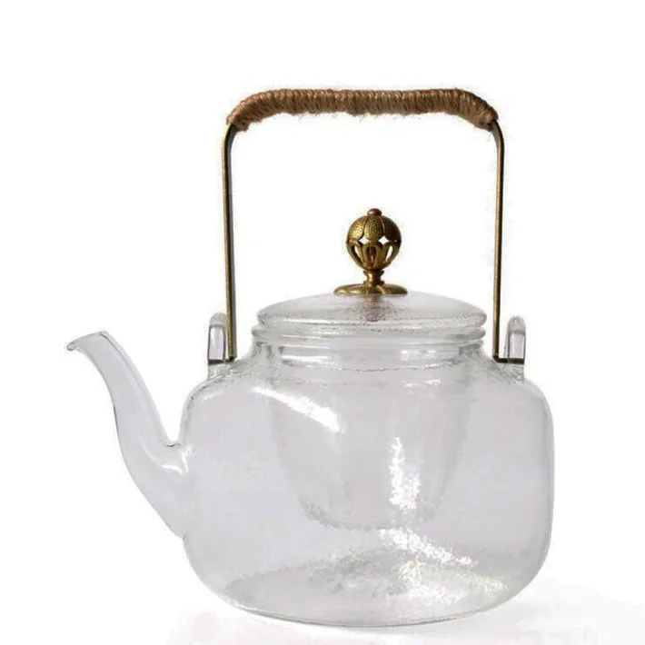 GP1201 - Tetera Cuadrada de Vidrio + Infusor Diseño Dubai - 600ml
