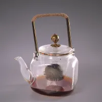 GP1201 - Tetera Cuadrada de Vidrio + Infusor Diseño Dubai - 600ml