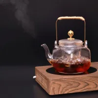 GP1201 - Tetera Cuadrada de Vidrio + Infusor Diseño Dubai - 600ml