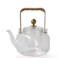 GP1201 - Tetera Cuadrada de Vidrio + Infusor Diseño Dubai - 600ml