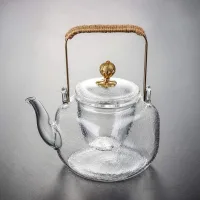 GP1201 - Tetera Cuadrada de Vidrio + Infusor Diseño Dubai - 600ml