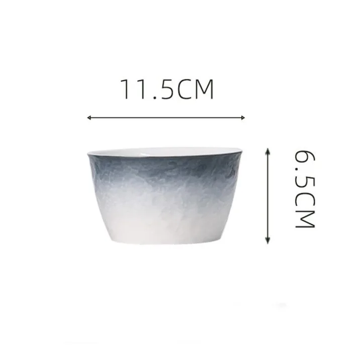 H43A45 - Bowl de Cerámica Diseño Degradé S