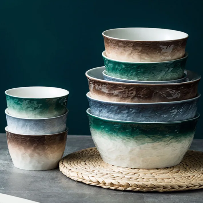 H43A6 - Bowl de Cerámica Diseño Degradé M