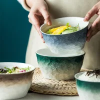 H43A6 - Bowl de Cerámica Diseño Degradé M