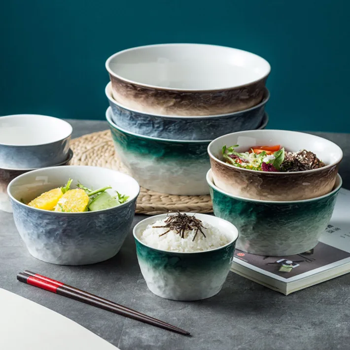 H43A8 - Bowl de Cerámica Diseño Degradé L