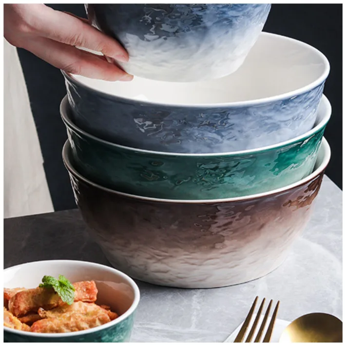 H43A8 - Bowl de Cerámica Diseño Degradé L