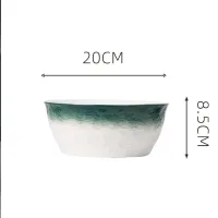 H43A8 - Bowl de Cerámica Diseño Degradé L