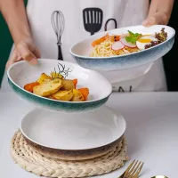 H60 - Plato Circulo de Cerámica Diseño Degradé
