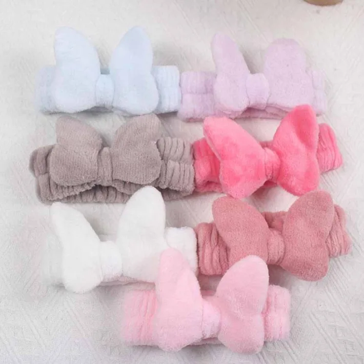 HB231020 - Vincha Moño Mariposa para Limpieza Facial