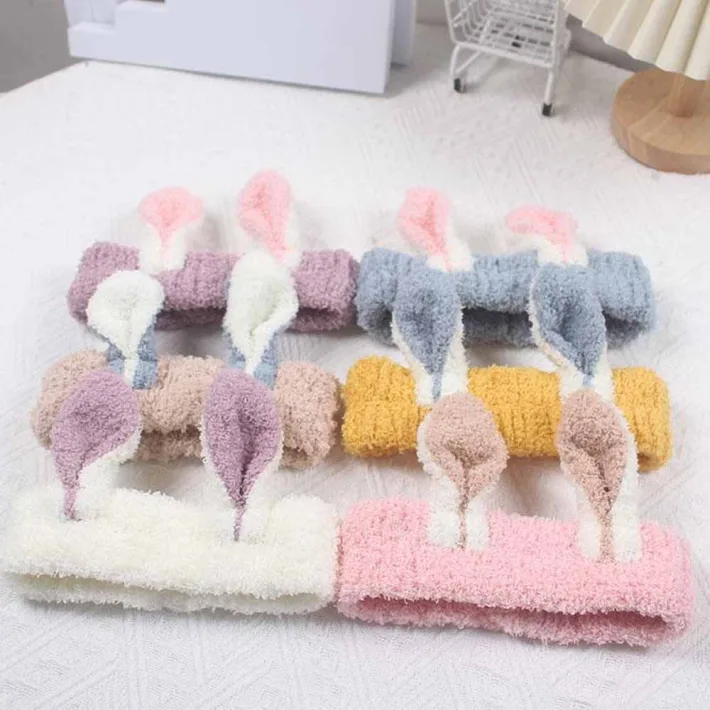 HB231025 - Vincha Orejitas de Conejo para Limpieza Facial