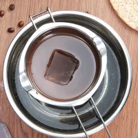 HFQKLG1 - Bowl De Acero Para Derretir Chocolate Baño María Con Mango