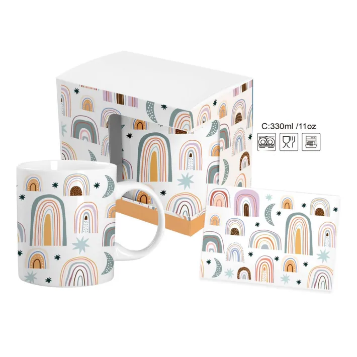HRC006-B - Taza de Cerámica Teens Luna + Tarjeta de Regalo
