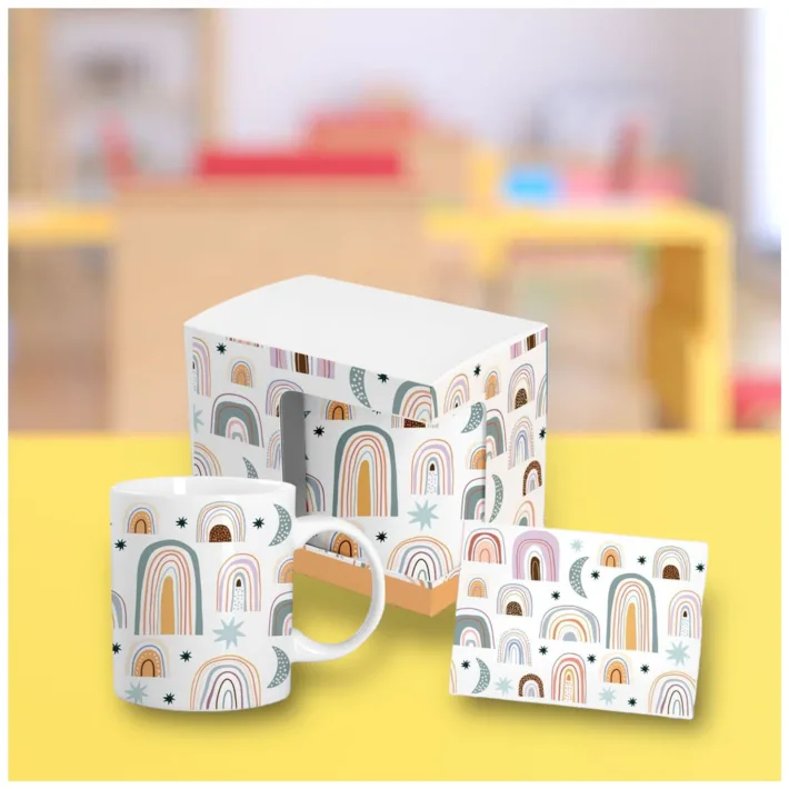 HRC006-B - Taza de Cerámica Teens Luna + Tarjeta de Regalo