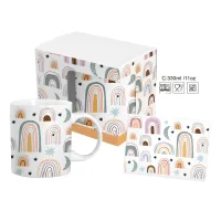 HRC006-B - Taza de Cerámica Teens Luna + Tarjeta de Regalo