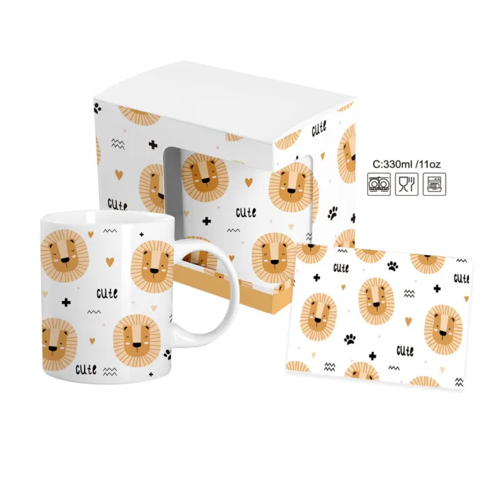 HRC006-C - Taza de Cerámica Teens Cute + Tarjeta de Regalo