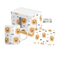HRC006-C - Taza de Cerámica Teens Cute + Tarjeta de Regalo