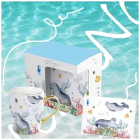 HRC008-C - Taza de Cerámica Marino World Foca + Tarjeta de Regalo