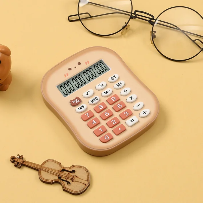 HT-316 - Calculadora modelo tostadito de Color Pastel - HaoNenTong 8.5 * 10