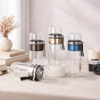 HY-1168 - Botella de Vidrio Con Infusor 400ML