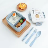 Vianda Infantil con Cubiertos Diseño Baby Rabbit&Bear