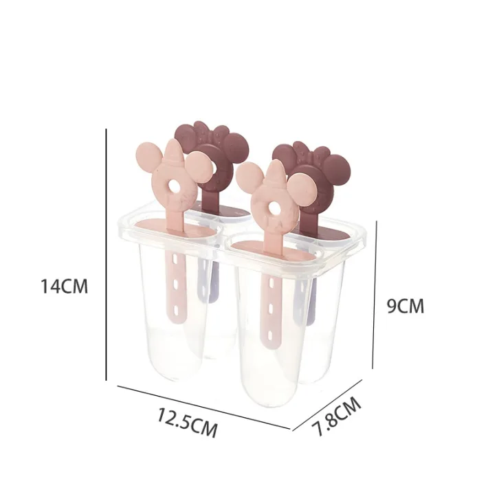 J06-6279 - Molde de Helados Minnie Ice Box - 4 paletas 12.5*8*14.5
