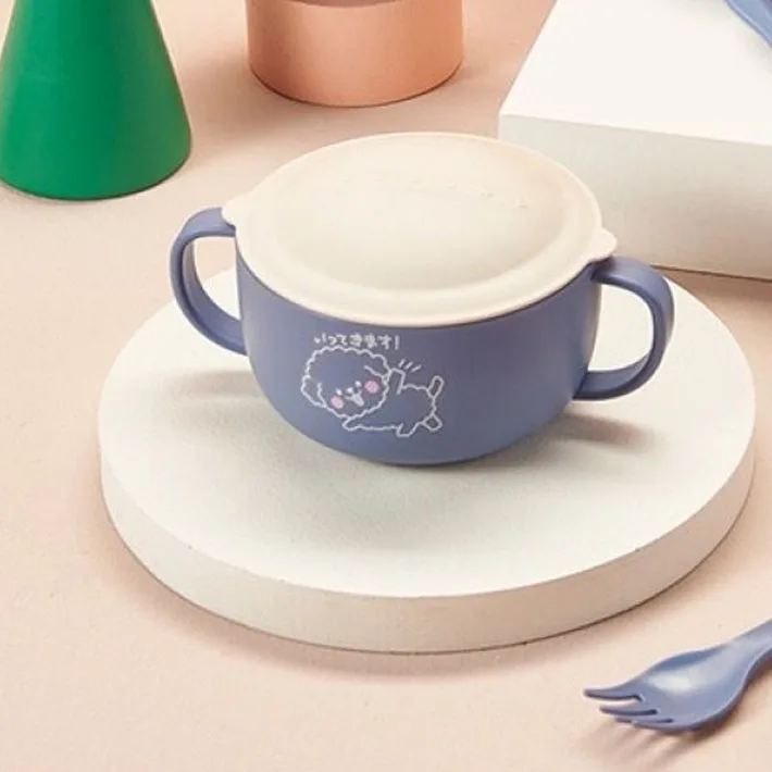 J06-6592 - Bowl Infantil Plastic Diseño HA HA Dog
