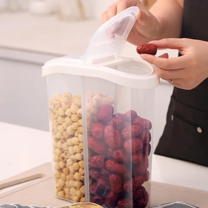 JP3521 - KYU Tapers/Contenedor con Separador de Alimentos - 2500ml