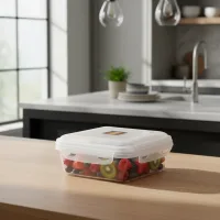 JP3944 - KYU Tapers Cuadrado para Alimentos con Tapa - 900ml