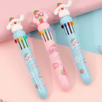 Lapicera Bolígrafo Mr. Bunny 10 colores en 1