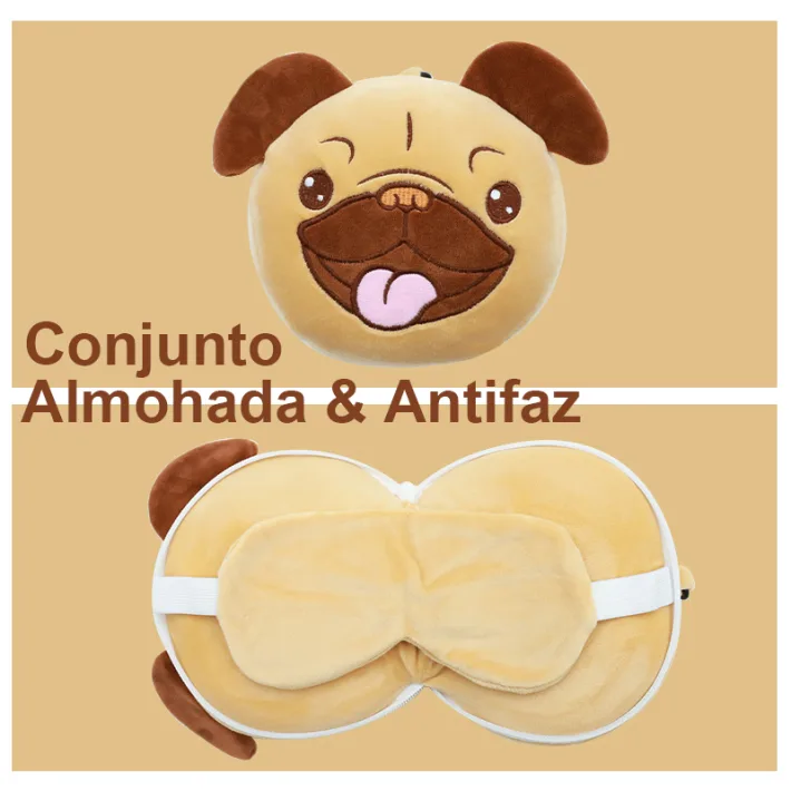 KLW-03 - Conjunto Almohada & Antifaz Modelo Animals Cute