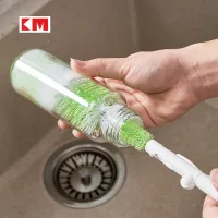 KM2066 (KM-061) - Cepillo Plegable Giratorio Curvo para Botellas