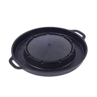 KS-380B - Plancha Estilo Coreano Doble Bandeja con Agarradero