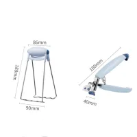 L40-CF13 - Juego de Clips Anti-Escaldado de Acero Inoxidable - 2 pzas
