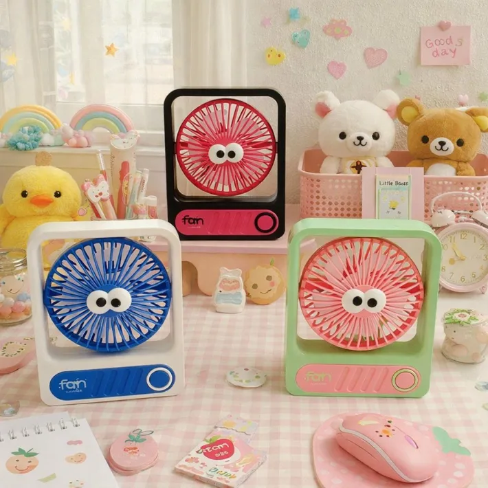 Mini Ventiladora de Mesa Monster Recargable USB