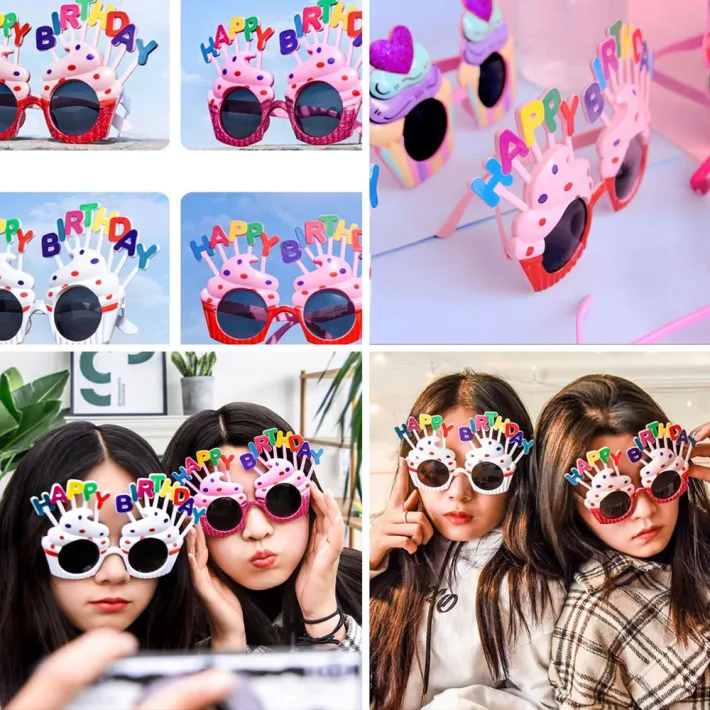 Lentes Divertidos Happy Birthday
