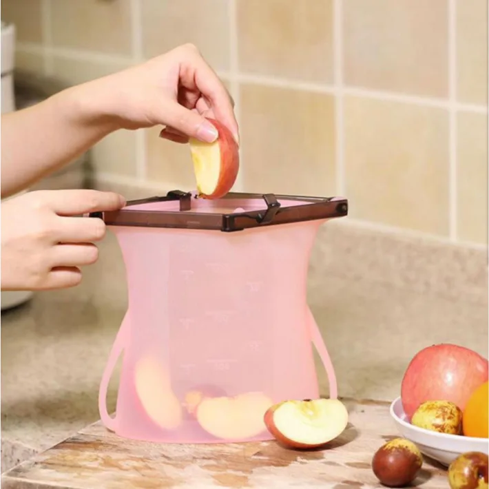 M-051 - Bolsa de Almacenamiento Tipo Ziploc de Silicona