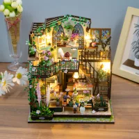 Caja Musical Darcy Garden + Luces