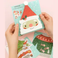 M80361 - Set x 3 paquetes Servilletas Navideñas Santa Christmas Tree
