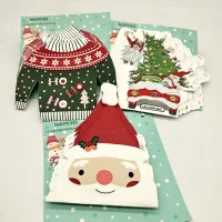 M80361 - Set x 3 paquetes Servilletas Navideñas Santa Christmas Tree