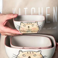 Bowl de Cerámica Animado Gato Blanco 11*4,5cm