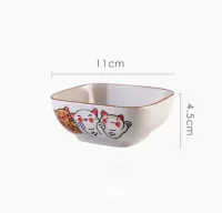  Bowl de Cerámica Animado 3 Gatitos 11*4,5cm