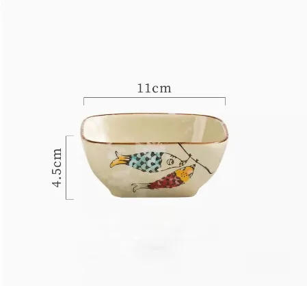 Bowl de Cerámica Animado Pez Koinobori 11*4,5cm