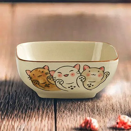 Bowl de Cerámica Animado 3 Gatitos 14,5*6cm