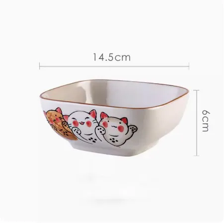 Bowl de Cerámica Animado 3 Gatitos 14,5*6cm